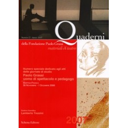 Materiali di teatro 2 - Quaderni della Fondazione Paolo Grassi
