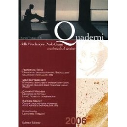 Materiali di teatro