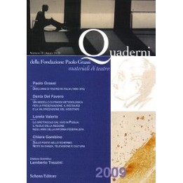 Materiali di teatro 4 - Quaderni della Fondazione Paolo Grassi