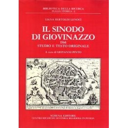 Sinodo (Il) di Giovinazzo (1566). Studio e testo originale