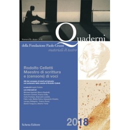 QUADERNI DELLA FONDAZIONE PAOLO GRASSI - Materiali di Teatro 8-2018
