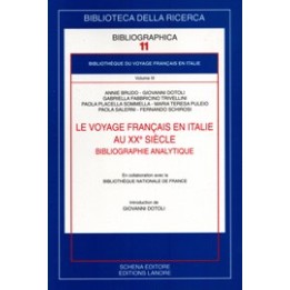 Voyage (Le) français en Italie au XXe siècle. Bibligraphie analytique (volume III)