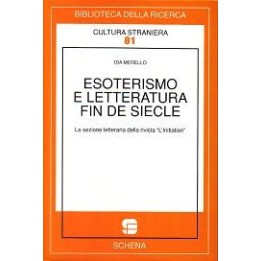 Italiano Esoterismo e letteratura fin de siecle.