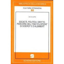 Società. Politica. Diritto. Percorsi dell’«Encyclopédie» di Diderot e D’Alembert